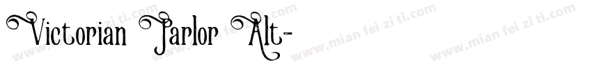 Victorian Parlor Alt字体转换